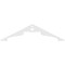 Ekena Millwork Pitch Heath Architectural Grade PVC Gable Pediment, 48"W x 12"H x 1"P (6/12) GPP048X012X100HEA - alternate 4